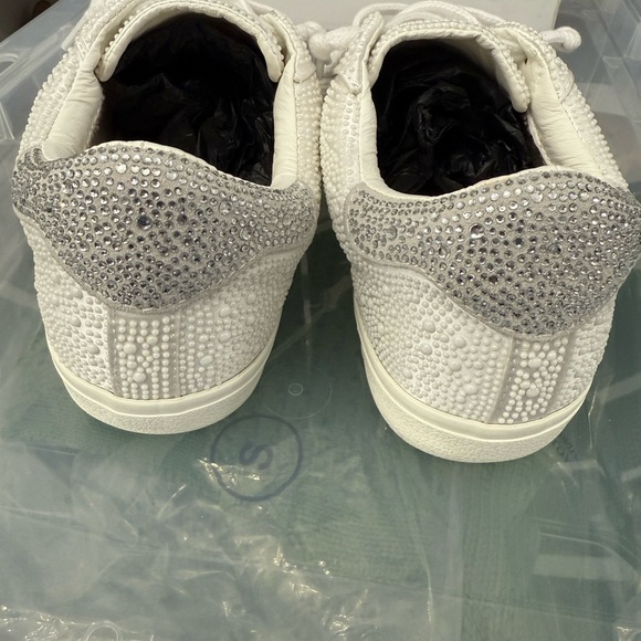 Vintage Havana Perline Sneakers Women’s Size 10- Pearls & Rhinestones - Picture 5 of 13